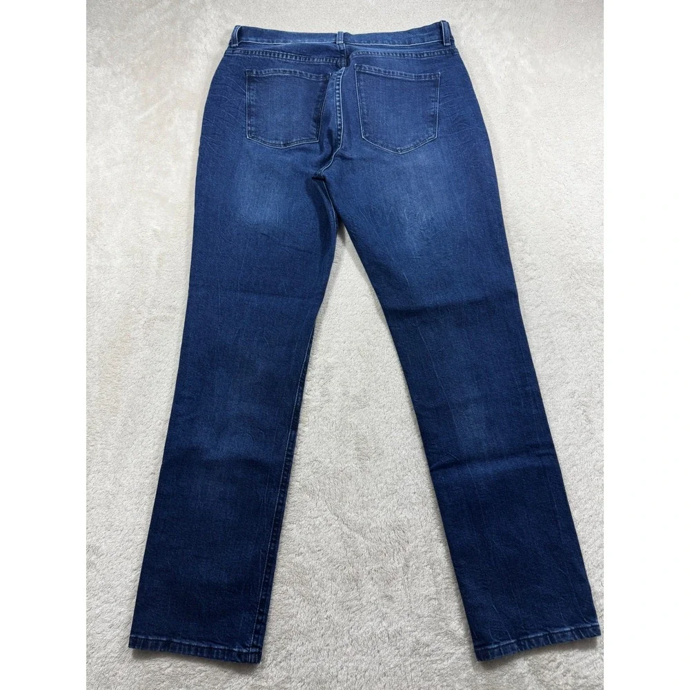 Mott & Bow Mens Slim Straight Stretch Blue Denim Jeans 32x32 Meas: 32x32